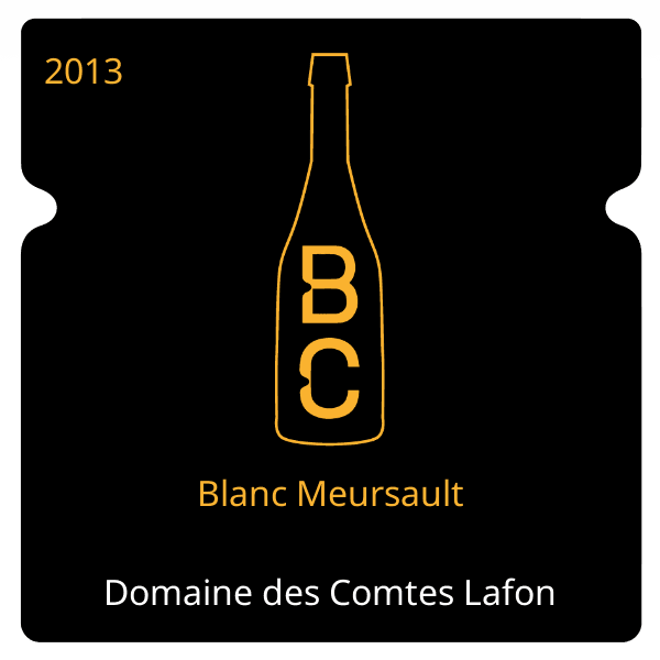 Comtes Lafon Blanc Meursault 2013
