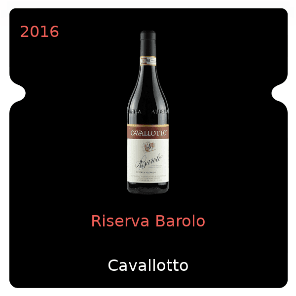 Cavallotto Riserva Barolo 2016