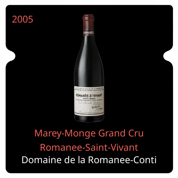 Romanee-Conti Marey-Monge Grand Cru Romanee-Saint-Vivant 2005