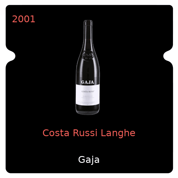 Gaja Costa Russi Langhe 2001