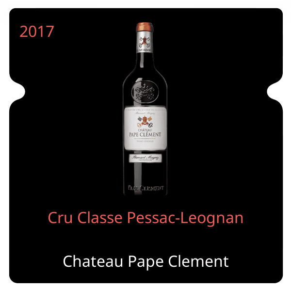 Pape Clement Cru Classe Pessac-Leognan 2017
