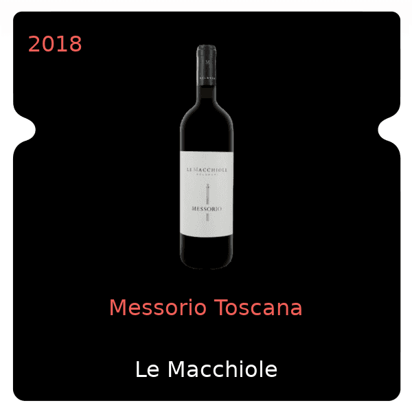 Macchiole Messorio Toscana 2018