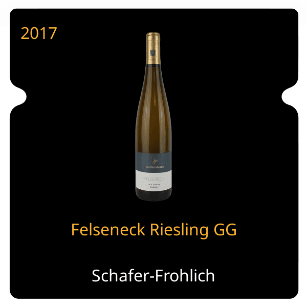 Schafer-Frohlich Felseneck Riesling GG 2017