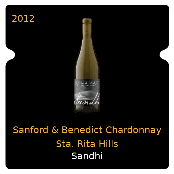 Sandhi Sanford & Benedict Chardonnay Sta. Rita Hills 2012