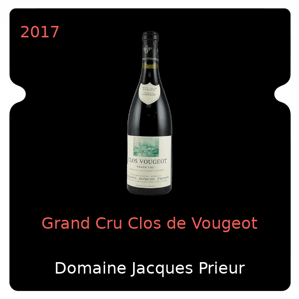 Jacques Prieur Grand Cru Clos de Vougeot 2017