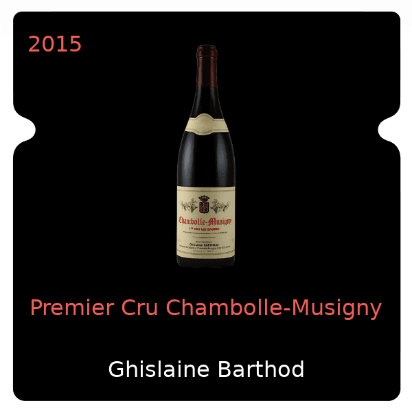 Ghislaine Barthod Premier Cru Chambolle-Musigny 2015