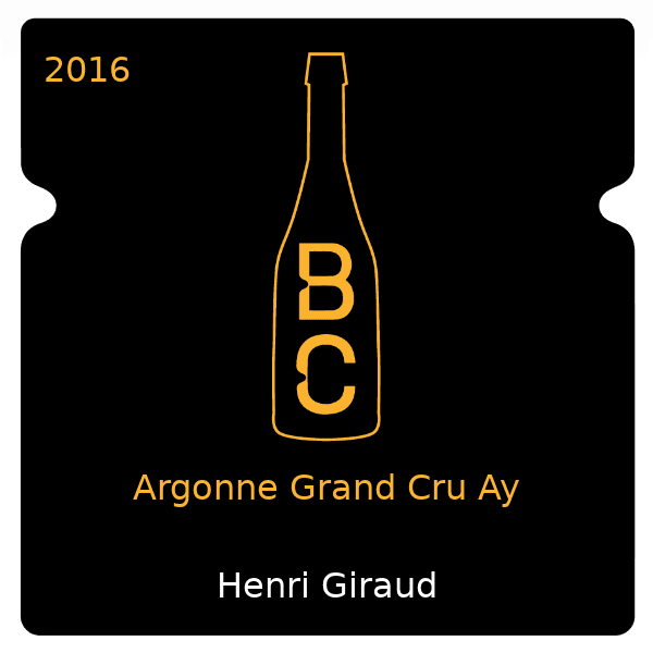 Henri Giraud Argonne Grand Cru Ay 2016
