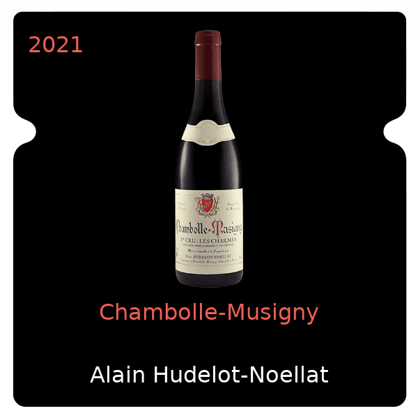 Alain Hudelot-Noellat Chambolle-Musigny 2021