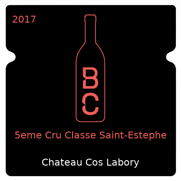 Cos Labory 5eme Cru Classe Saint-Estephe 2017