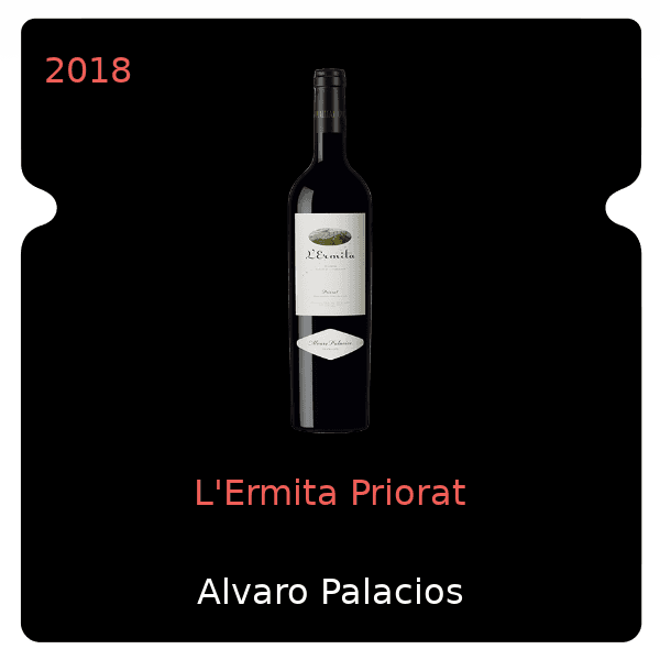 Alvaro Palacios L'Ermita Priorat 2018