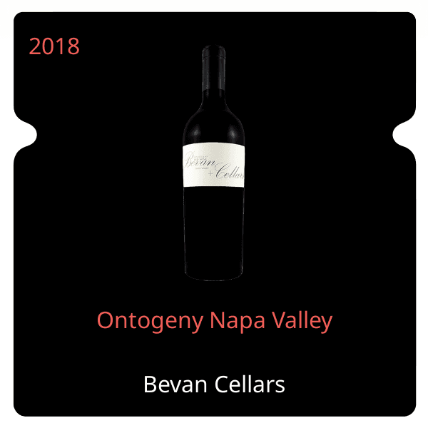 Bevan Cellars Ontogeny Napa Valley 2018