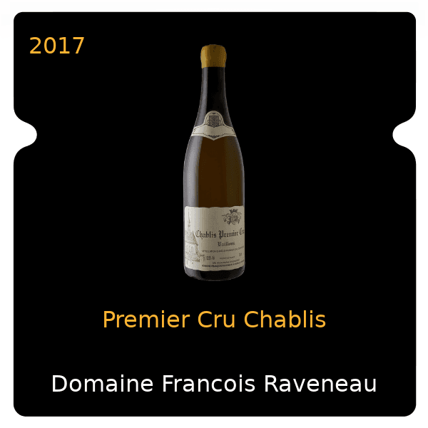 Francois Raveneau Premier Cru Chablis 2017