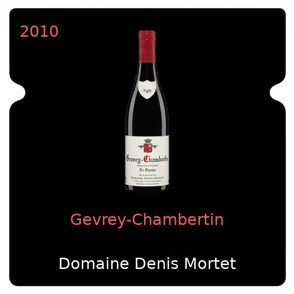 Denis Mortet Gevrey-Chambertin 2010