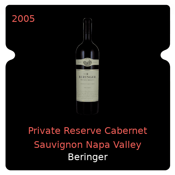 Beringer Private Reserve Cabernet Sauvignon Napa Valley 2005