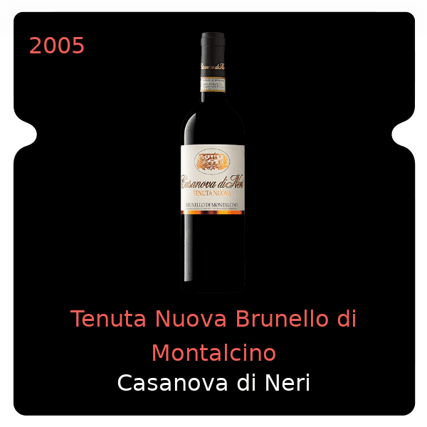 Casanova di Neri Tenuta Nuova Brunello di Montalcino 2005
