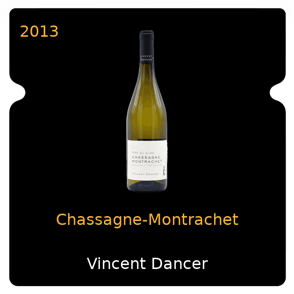 Vincent Dancer Chassagne-Montrachet 2013