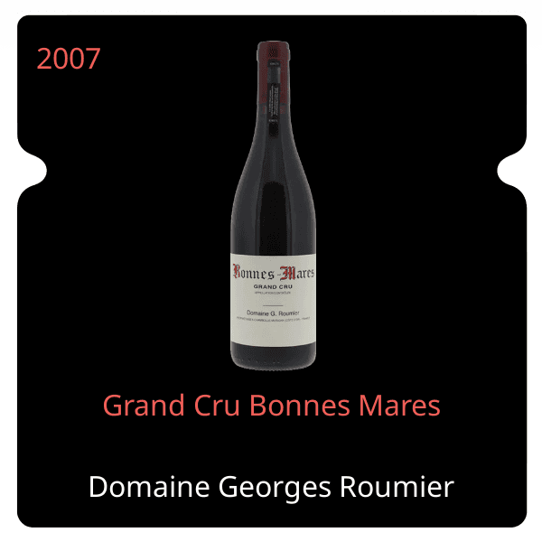 Georges Roumier Grand Cru Bonnes Mares 2007