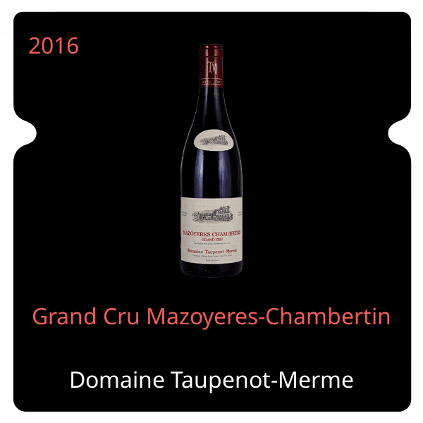 Taupenot Merme Grand Cru Mazoyeres-Chambertin 2016