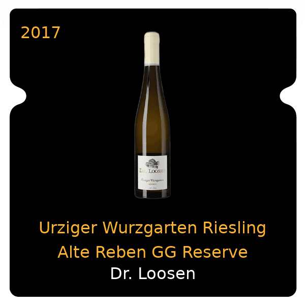 Dr. Loosen Urziger Wurzgarten Riesling Alte Reben GG Reserve 2017