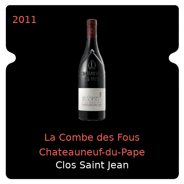 Saint Jean La Combe des Fous Chateauneuf-du-Pape 2011
