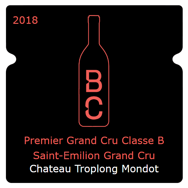 Troplong Mondot Premier Grand Cru Classe B Saint-Emilion Grand Cru 2018