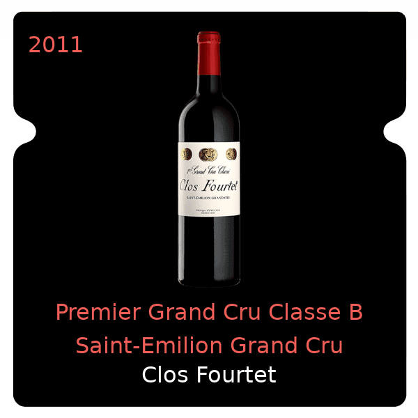 Fourtet Premier Grand Cru Classe B Saint-Emilion Grand Cru 2011
