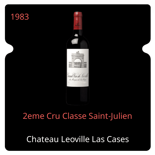 Leoville Las Cases 2eme Cru Classe Saint-Julien 1983