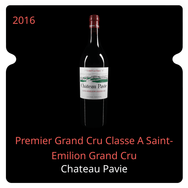 Pavie Premier Grand Cru Classe A Saint-Emilion Grand Cru 2016