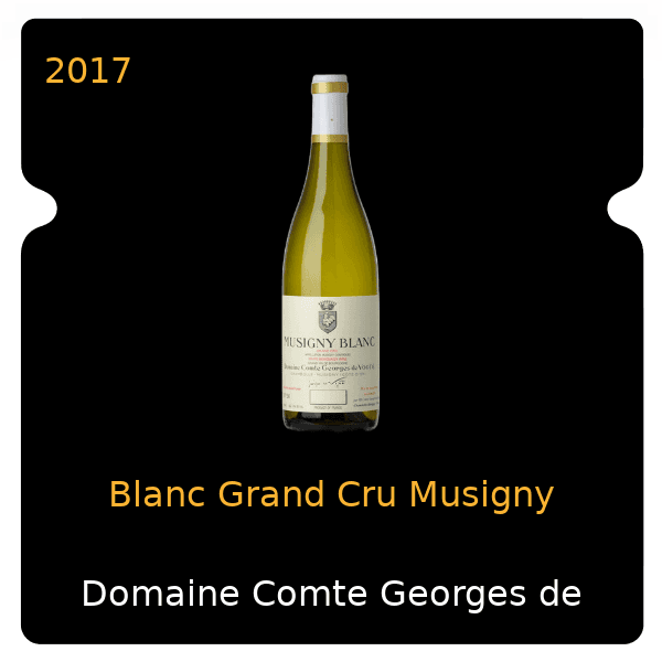 Comte Georges de Vogue Blanc Grand Cru Musigny 2017