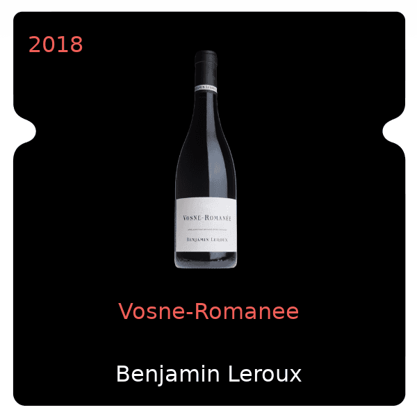 Benjamin Leroux Vosne-Romanee 2018