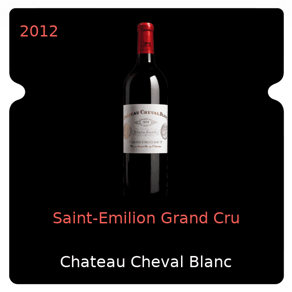 Cheval Blanc Saint-Emilion Grand Cru 2012
