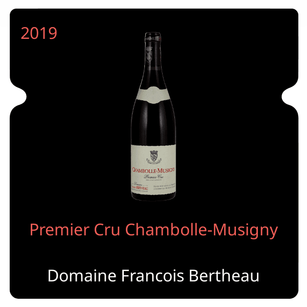 Francois Bertheau Premier Cru Chambolle-Musigny 2019