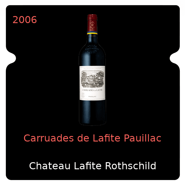 Lafite Rothschild Carruades de Lafite Pauillac 2006