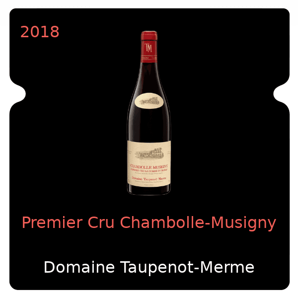 Taupenot Merme Premier Cru Chambolle-Musigny 2018