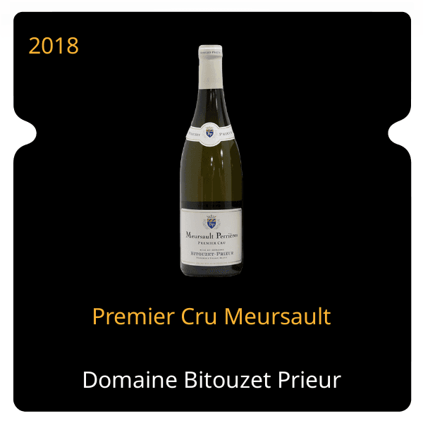 Bitouzet Prieur Premier Cru Meursault 2018