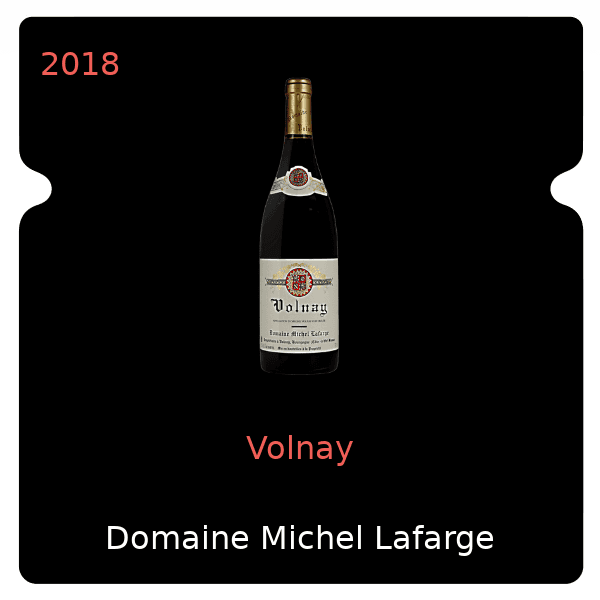 Michel Lafarge Volnay 2018