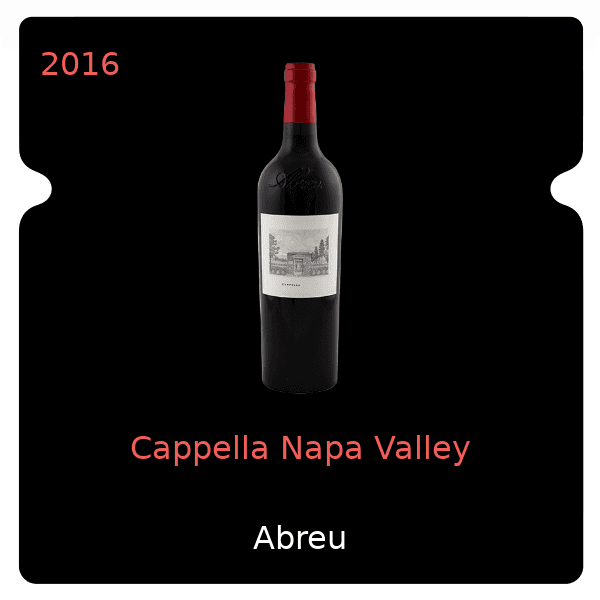 Abreu Cappella Napa Valley 2016