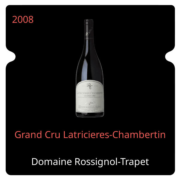 Rossignol-Trapet Grand Cru Latricieres-Chambertin 2008