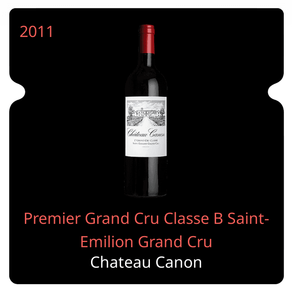 Canon Premier Grand Cru Classe B Saint-Emilion Grand Cru 2011