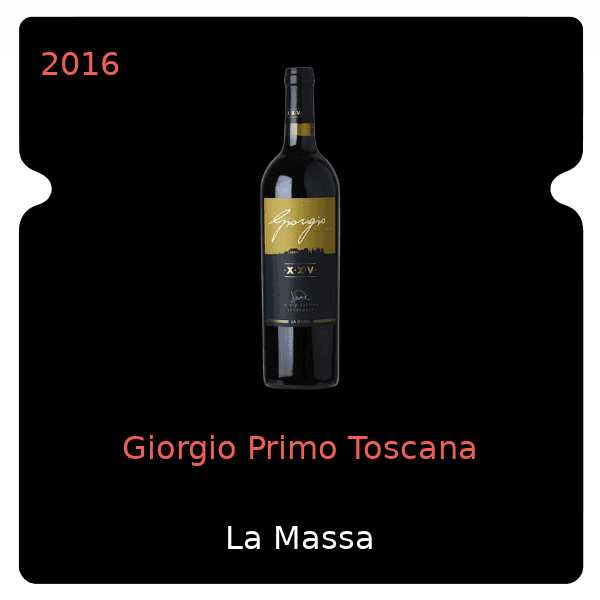 Massa Giorgio Primo Toscana 2016