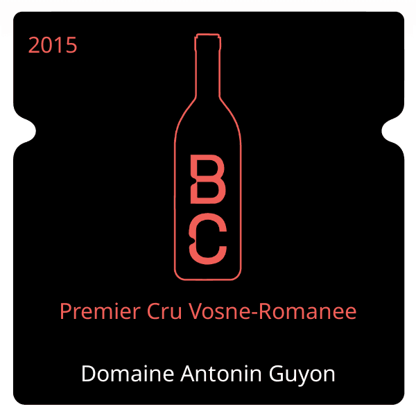 Antonin Guyon Premier Cru Vosne-Romanee 2015
