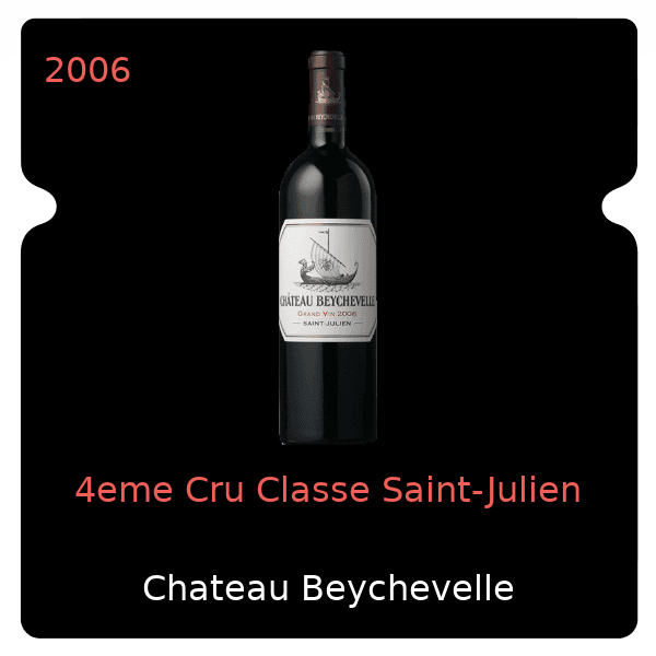 Beychevelle 4eme Cru Classe Saint-Julien 2006