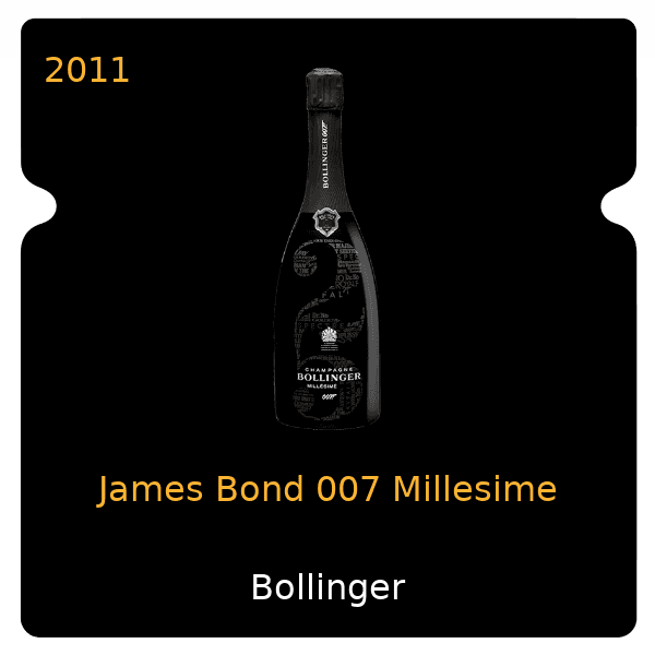 Bollinger James Bond 007 Millesime 2011