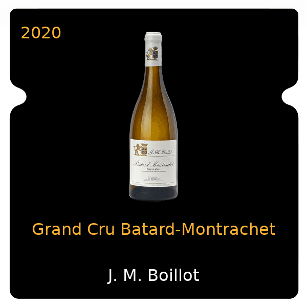 J. M. Boillot Grand Cru Batard-Montrachet 2020