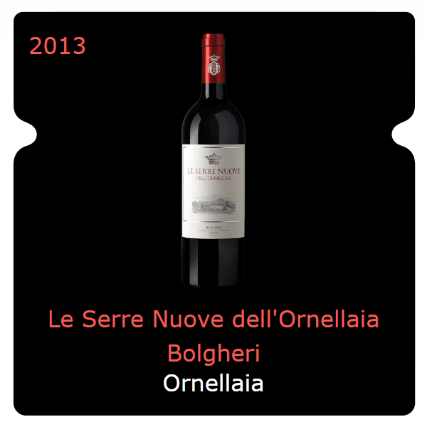 Ornellaia Le Serre Nuove dell'Ornellaia Bolgheri 2013