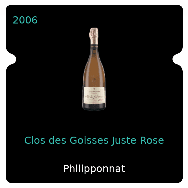 Philipponnat Clos des Goisses Juste Rose 2006