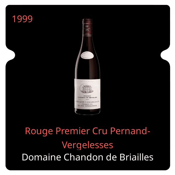 Chandon de Briailles Rouge Premier Cru Pernand-Vergelesses 1999