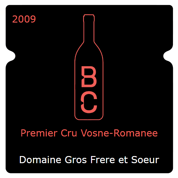 Gros Frere et Soeur Premier Cru Vosne-Romanee 2009