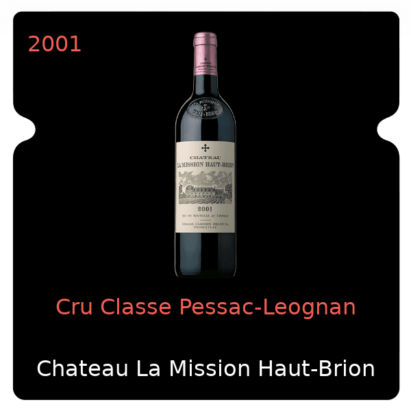 Mission Haut-Brion Cru Classe Pessac-Leognan 2001