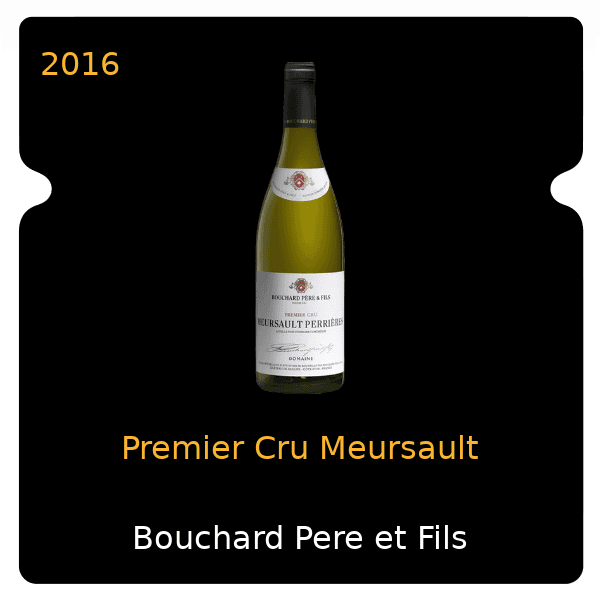 Bouchard Pere et Fils Premier Cru Meursault 2016